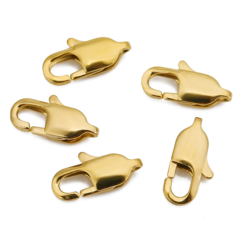 10pcs High End Quality Gold St - Lobster Clasp Silver ulasan dan harga