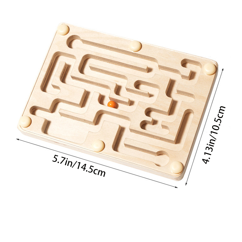 Small Wooden Balance Bead Maze - Jewelry Making Board ulasan dan harga