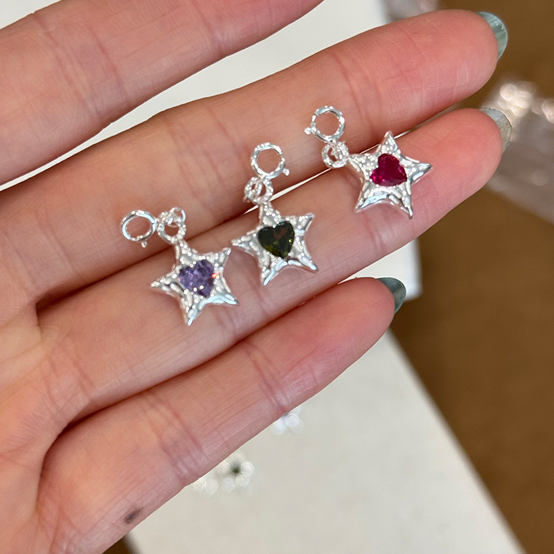 925 Silver Pendant Star Charm  - Jewelry Making In La ulasan dan harga