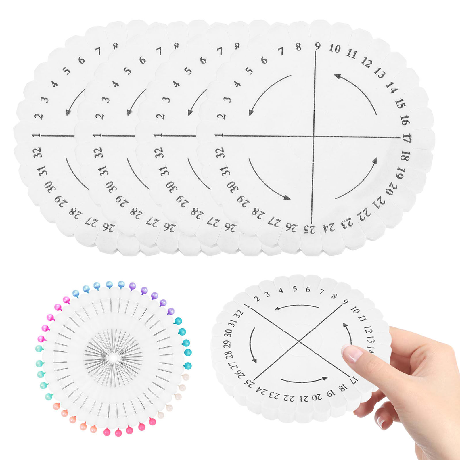 1Set Kumihimo Knitting Disk Ro - Jewelry Making Board ulasan dan harga